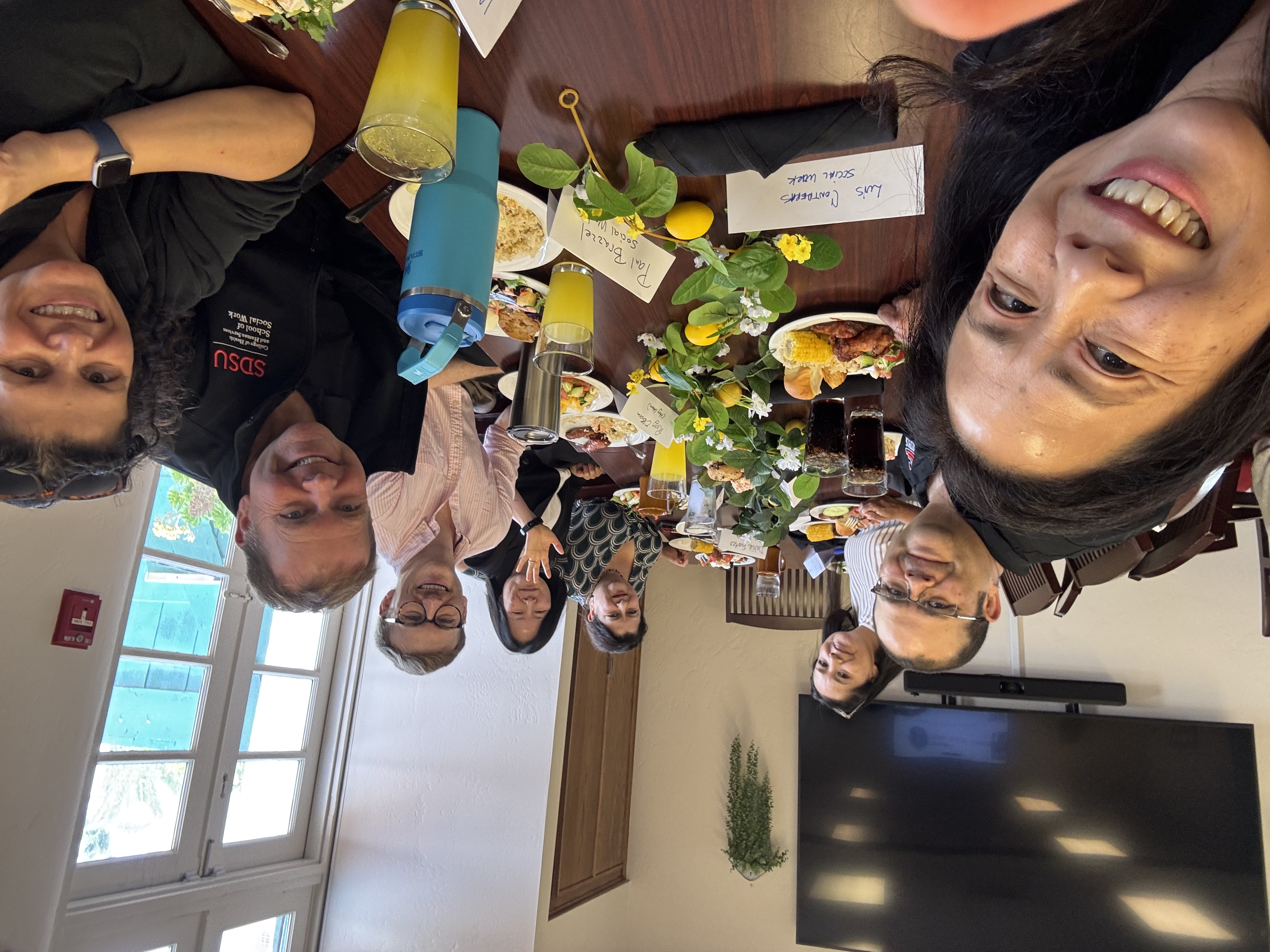 Social Work Faculty at Luncheon
