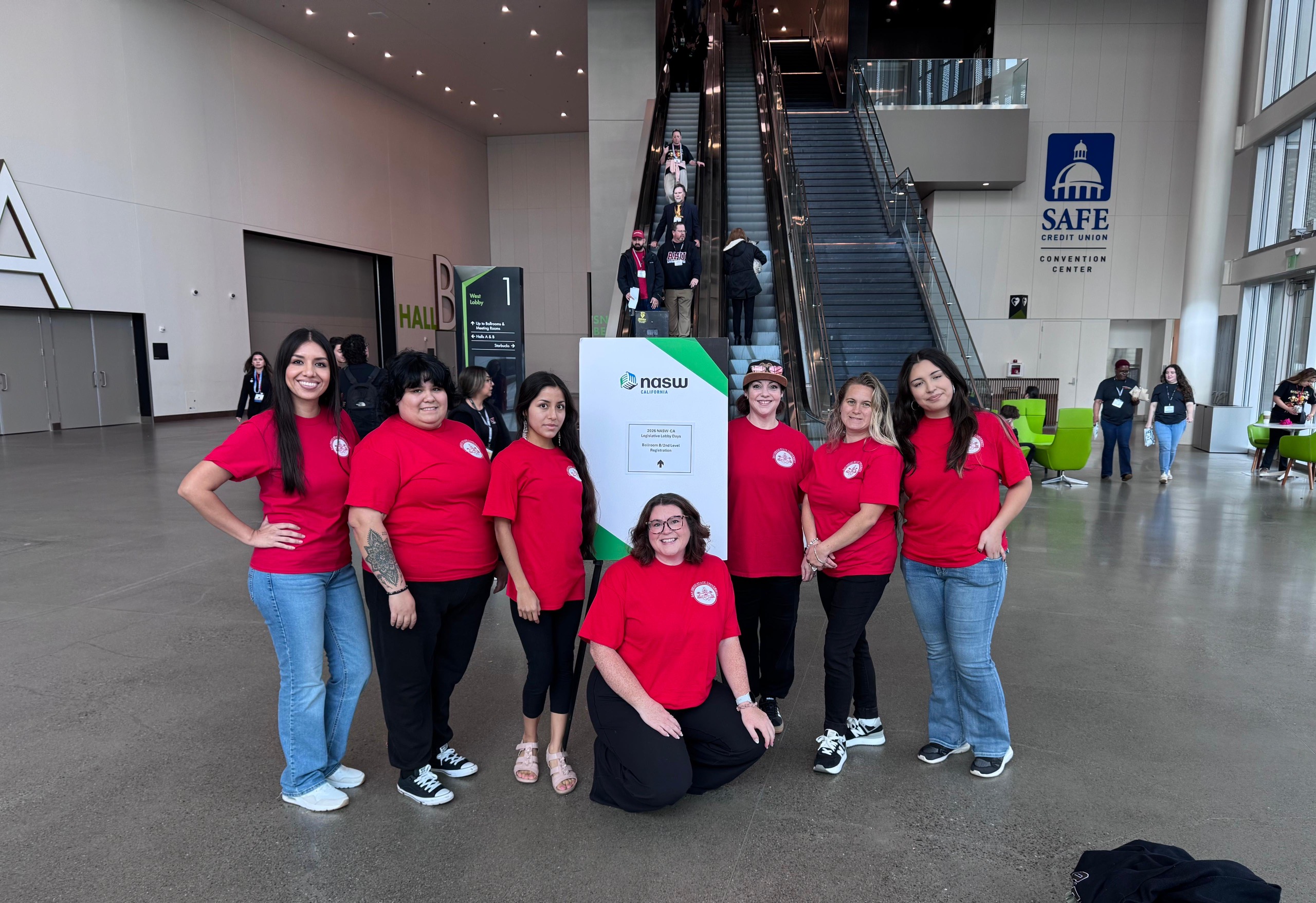 SSW students at NASW conference